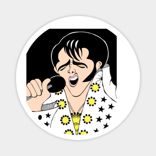 LEGENDARY ROCK AND ROLL SINGER Magnet